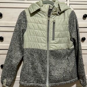 Gray Hooded Jacket